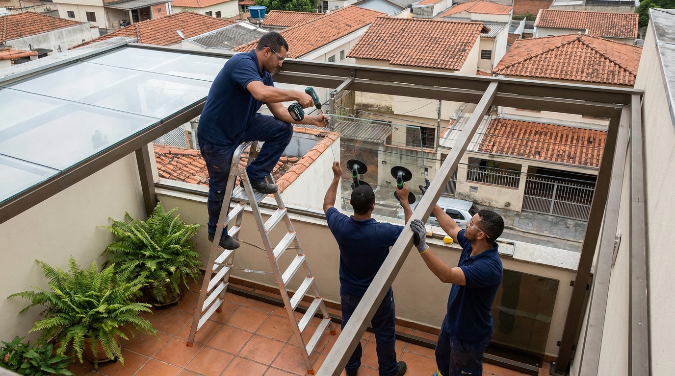 Cobertura de Vidro em Porto Velho‑RO